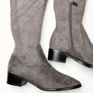 Marc Fisher Grey Suede Over-the-Knee Boots Women’s Size 7